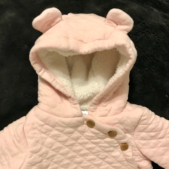 Carter’s Quilted Outfit with Hood (6 months) - Picture 3 of 4